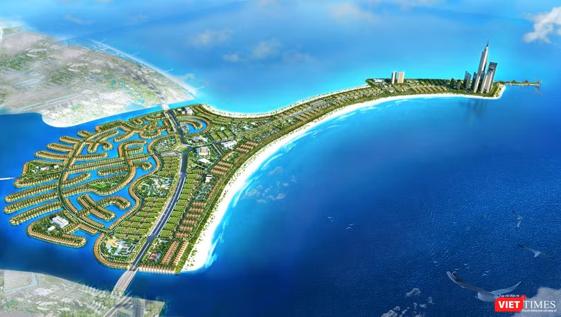 Phối cảnh quy hoạch khu đô thị Cần Giờ.