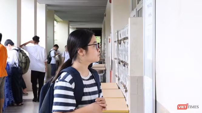 Thí sinh trong 1 kỳ thi tuyển sinh tại Hà Nội. Ảnh: MT