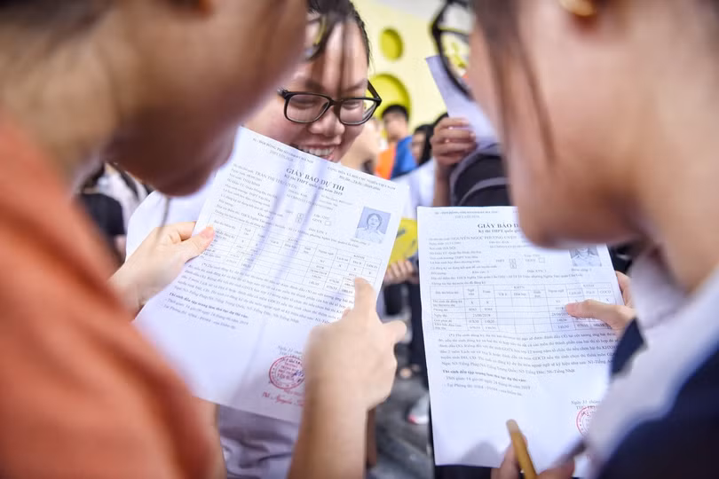 Thi tốt nghiệp THPT. Ảnh: Internet