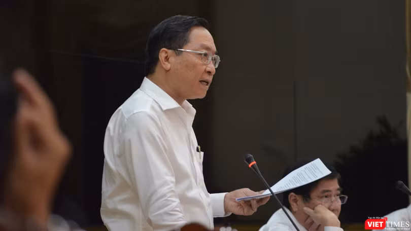 Ông Nguyễn Tấn Bỉnh - Giám đốc Sở Y tế TP.HCM. Ảnh: Hiếu Nguyễn