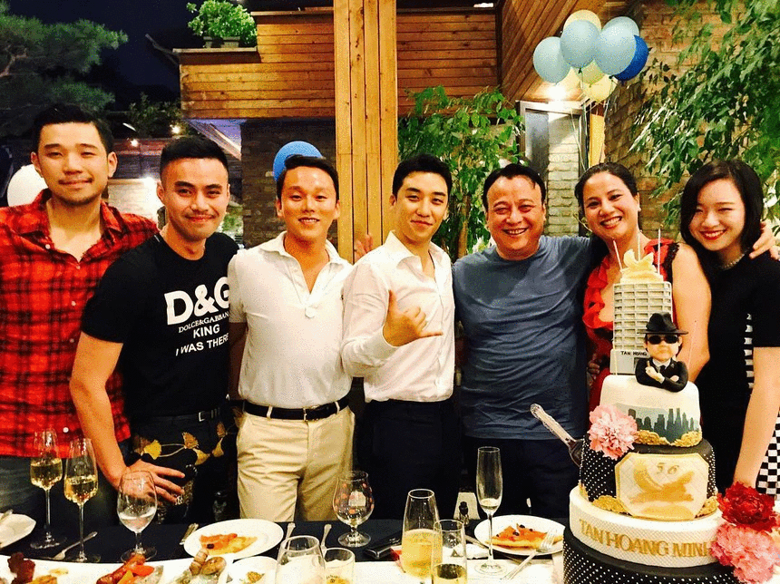 Seungri đến dự sinh nhật ông Đỗ Anh Dũng