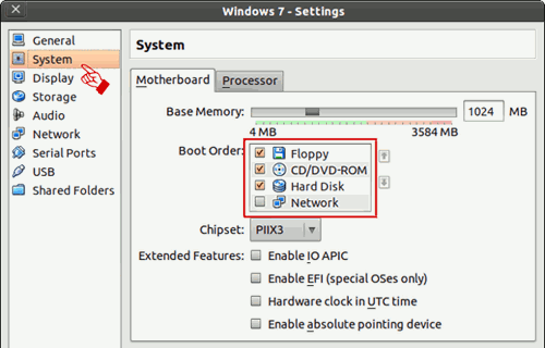 Thiết lập thủ công cấu hình phù hợp cho từng phiên bản hệ điều hành
