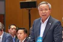 Ông Nguyễn Trung Chính phát biểu tại Diễn đàn Kinh tế Việt Nam 2025.