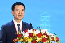 Bộ trưởng Nguyễn Mạnh Hùng, Bộ trưởng Bộ Khoa học và Công nghệ, phát biểu khai mạc Hội nghị ADGMIN lần thứ 6.