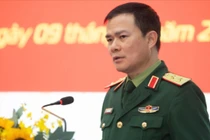 Trung tướng Tào Đức Thắng, Chủ tịch kiêm Tổng Giám đốc Tập đoàn Viettel phát biểu tại Hội nghị.