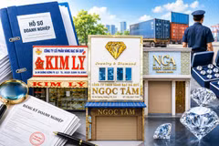  Vụ buôn lậu kim cương: Hé lộ công ty đứng sau tiệm vàng Kim Lý, Ngọc Tâm, Ngọc Châu Âu