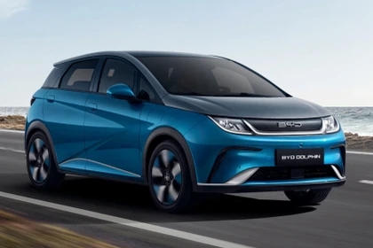 Dolphin 2026 có sự khác biệt về thiết kế mâm so với bản đang bán tại Việt Nam. Ảnh: BYD.