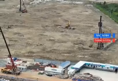 Tiến độ sân bay Gia Bình sau 7 tháng thi công