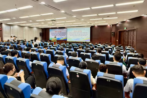 Quang cảnh Hội nghị triển khai công tác truyền thông chính sách và phát ngôn, cung cấp thông tin cho báo chí năm 2026 do UBND TP Đà Nẵng tổ chức. Ảnh XM.