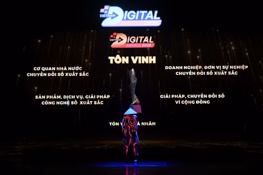 Trao Giải thưởng Chuyển đổi số Việt Nam 2026: Từ trải nghiệm công nghệ đến tôn vinh giá trị thực