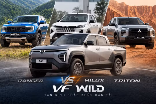 Giá 860 triệu và công nghệ EREV có giúp VinFast VF Wild cạnh tranh Ford Ranger, Hilux, Triton?