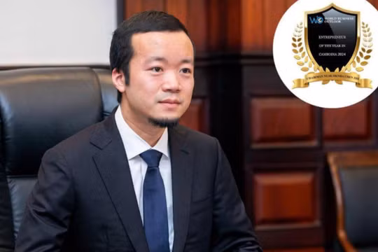 Chen Zhi (Trần Chí) là người sáng lập và Chủ tịch Prince Group (Tập đoàn Thái Tử), Campuchia. Ảnh: Ptincegroup.