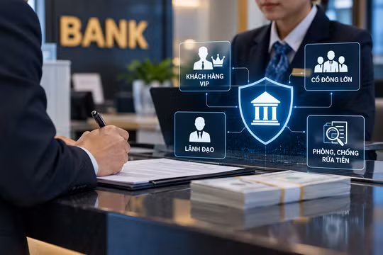 Khách VIP, cổ đông lớn, lãnh đạo ngân hàng được đưa vào dữ liệu giám sát chống rửa tiền. Ảnh minh hoạ. YT.