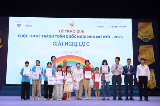 Trao giải cuộc thi vẽ tranh "Ngôi nhà mơ ước" 2026