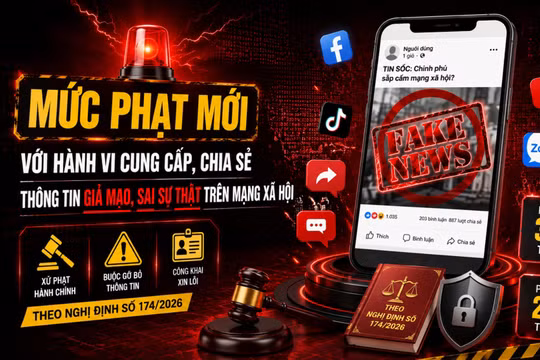 Cung cấp, chia sẻ thông tin sai bị phạt cực nặng từ 1/7