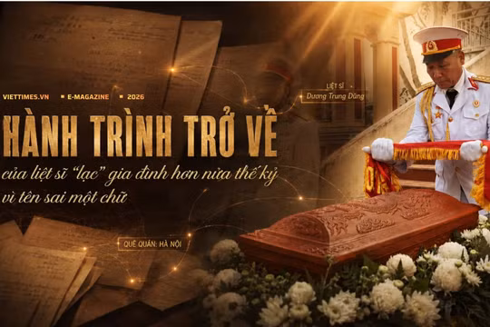 Hành trình trở về của liệt sĩ "lạc" gia đình hơn nửa thế kỷ vì tên sai một chữ