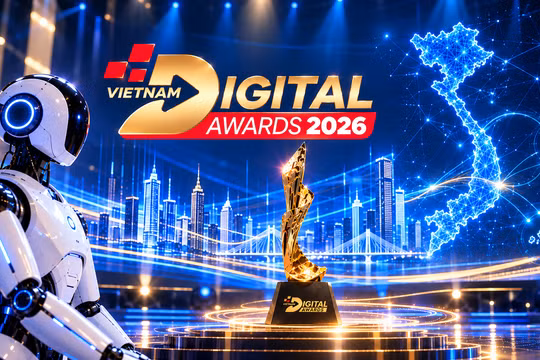 Robot, AI và công nghệ ngập tràn lễ trao Giải thưởng Chuyển đổi số Việt Nam 2026
