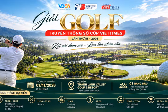 Infographic: Khám phá Giải Golf Truyền thông số Cúp VietTimes lần thứ III – 2026