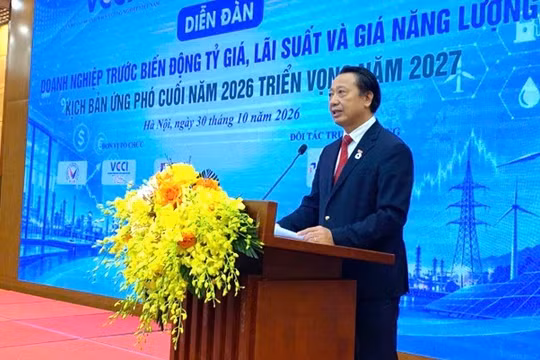 Phó Chủ tịch VCCI Nguyễn Quang Vinh. Ảnh: AT.