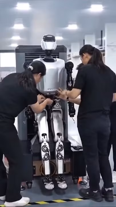 Đột nhập nhà máy 30 phút xuất xưởng một robot tại Trung Quốc