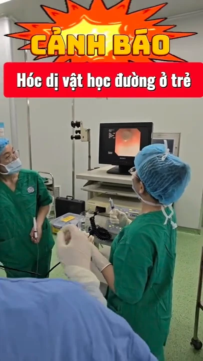 Dị vật là đầu bút được lấy ta từ phế quản bệnh nhân.