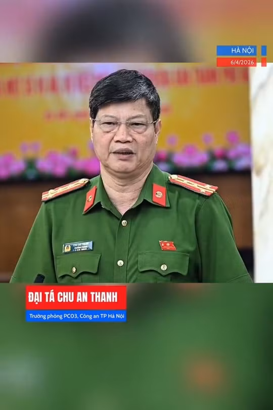 Đại tá Chu An Thanh, Trưởng phòng Cảnh sát điều tra tội phạm về kinh tế, tham nhũng, buôn lậu (PC03).