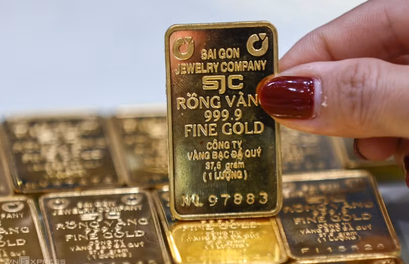 Giá vàng SJC hôm nay giảm 1 triệu đồng/lượng.