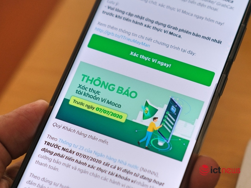 Các ví đều có chương trình khuyến khích người dùng xác thực tài khoản. Ảnh: Hải Đăng Các ví đều có chương trình khuyến khích người dùng xác thực tài khoản. Ảnh: Hải Đăng
