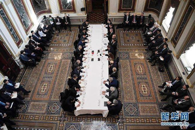 Toàn cảnh phòng đàm phán vòng thứ 7 tại Washington