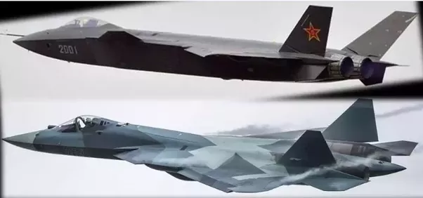 J-20 của Trung Quốc giống F-22 của Mỹ đến kinh ngạc