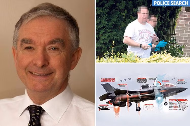 Bryn Jones, cựu công trình sư của hãng Rolls-Royce của Anh bị cơ quan tình báo nước này bắt giữ vì bán bí mật về máy bay chiến đấu tàng hình F-35B của Mỹ cho Trung Quốc.