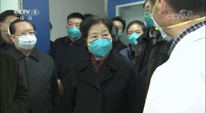 Phó Thủ tướng Trung Quốc Tôn Xuân Lan trực tiếp nằm vùng chỉ đạo chống dịch ở Hồ Bắc và Vũ Hán (Ảnh: Sina)