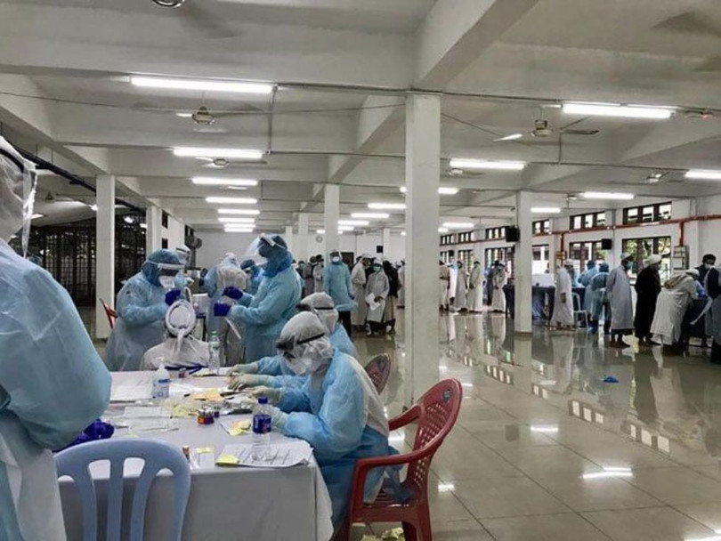 Số người bị bệnh ở Malaysia tăng đột biến sau vụ cầu nguyện tập thể 16 ngàn người (Ảnh: Getty).