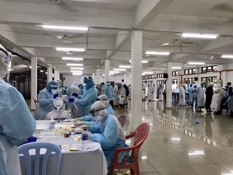 Số người bị bệnh ở Malaysia tăng đột biến sau vụ cầu nguyện tập thể 16 ngàn người (Ảnh: Getty). Số người bị bệnh ở Malaysia tăng đột biến sau vụ cầu nguyện tập thể 16 ngàn người (Ảnh: Getty).