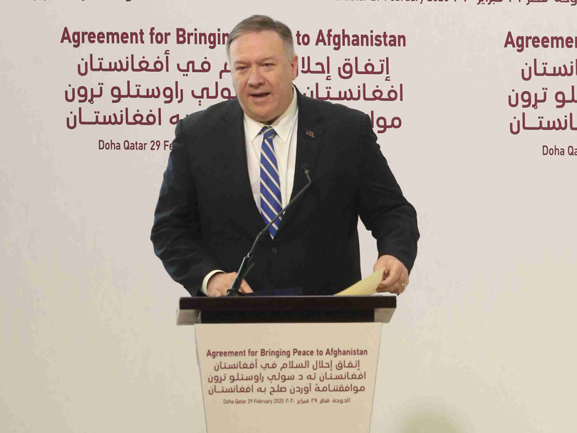 Ngoại trưởng Mỹ Mike Pompeo, người nhiều lần cho rằng virus Corona mới có nguồn gốc Trung Quốc (Ảnh:AP).