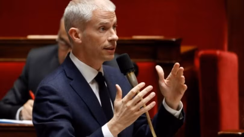 Bộ trưởng Văn hóa Pháp Franck Riester cũng đã bị nhiễm COVID-19 (Ảnh: AFP).