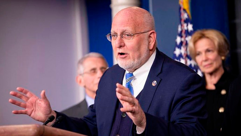 Ông Robert Redfield, giám đốc Trung tâm kiểm soát và phòng ngừa dịch bệnh (CDC) Hoa Kỳ (Ảnh: AP).