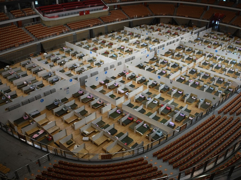 Trung Quốc đưa tin tất cả 14 bệnh viện dã chiến ở Vũ Hán đã được đóng cửa (Ảnh: Đa Chiều). Trung Quốc đưa tin tất cả 14 bệnh viện dã chiến ở Vũ Hán đã được đóng cửa (Ảnh: Đa Chiều).