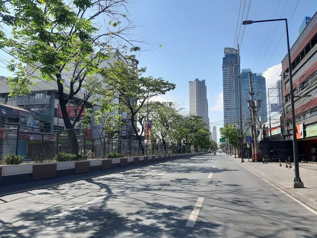 Đường phố thủ đô Manila vắng vẻ sau khi thực hiện lệnh phong tỏa (Ảnh: Đa Chiều). Đường phố thủ đô Manila vắng vẻ sau khi thực hiện lệnh phong tỏa (Ảnh: Đa Chiều).