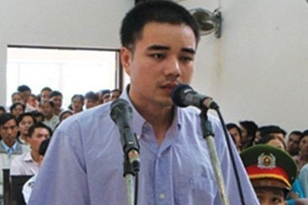 Tử tù Hồ Duy Hải trong một phiên tòa trước đây (Ảnh: Internet)