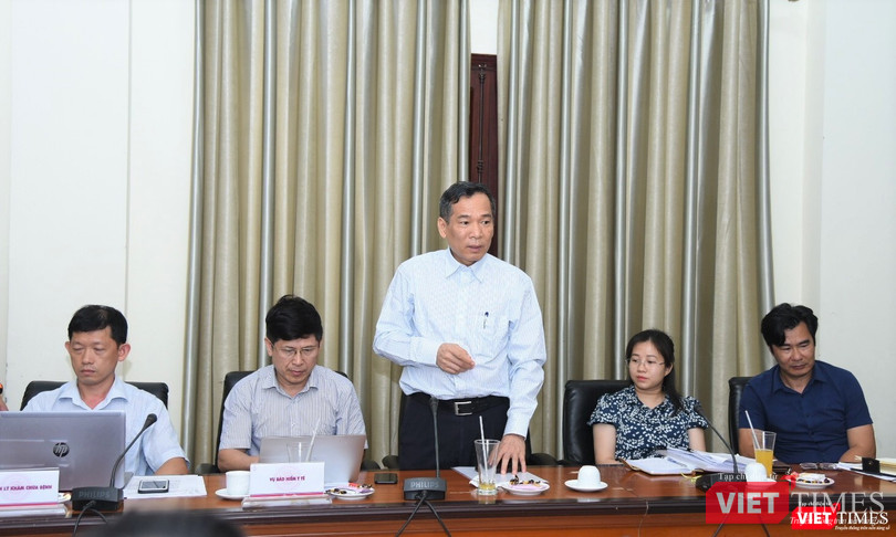 Đại diện các vụ, cục của Bộ Y tế phát biểu tại buổi làm việc Đại diện các vu, cục của Bộ Y tế phát biểu tại buổi làm việc