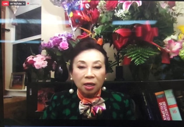 Bà Đặng Thị Hoàng Yến tham gia ĐHĐCĐ trực tuyến