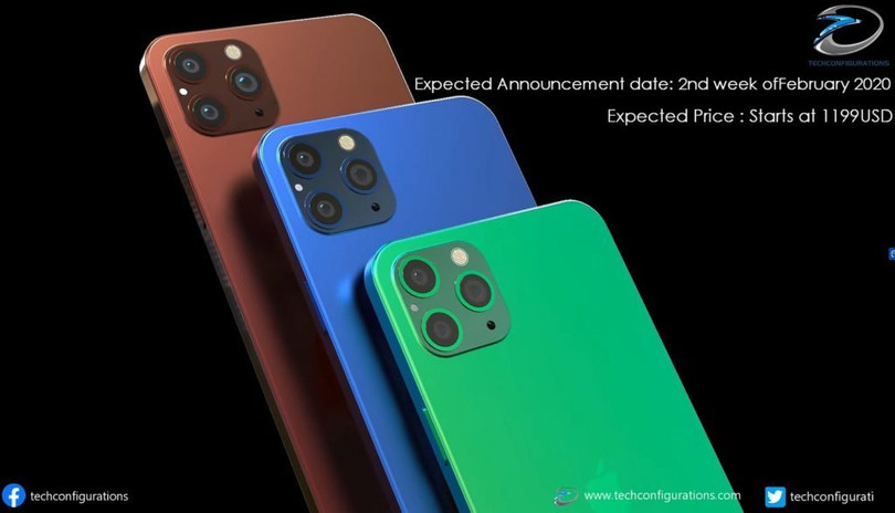 Xuất hiện mẫu iPhone 12 Pro Max màn hình không “tai thỏ” đẹp miên man ảnh 3 Xuất hiện mẫu iPhone 12 Pro Max màn hình không 'tai thỏ' đẹp miên man