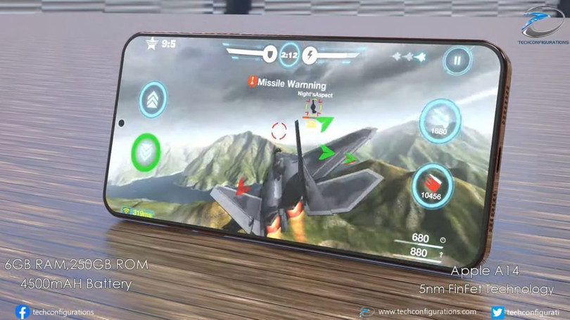 Xuất hiện mẫu iPhone 12 Pro Max màn hình không “tai thỏ” đẹp miên man ảnh 2 Xuất hiện mẫu iPhone 12 Pro Max màn hình không 'tai thỏ' đẹp miên man