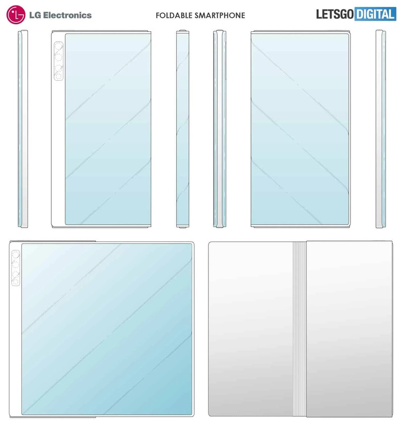 Chiếc điện thoại gập mới của LG sẽ có thiết kế tương tự Huawei Mate X