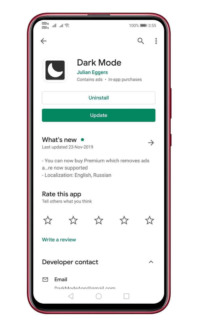 Cách đưa chế độ tối lên các phiên bản Android cũ ảnh 2