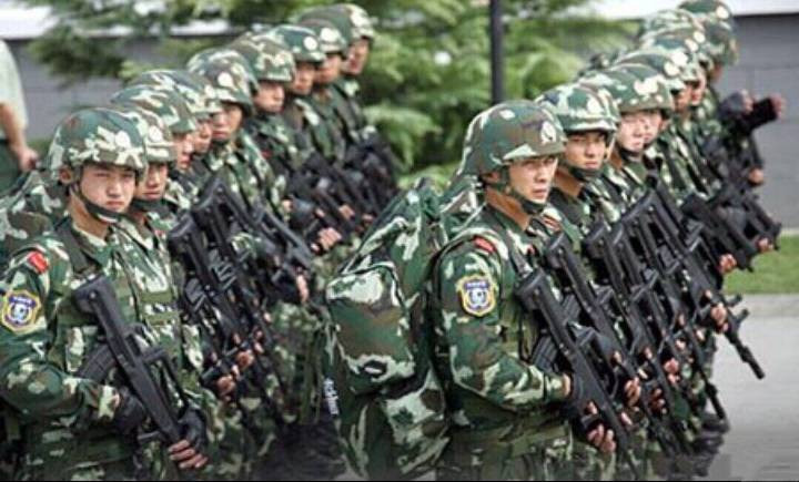 Lực lượng Vũ cảnh cơ động chống khủng bố (Ảnh: weibo). Lực lượng Vũ cảnh cơ động chống khủng bố (Ảnh: weibo).