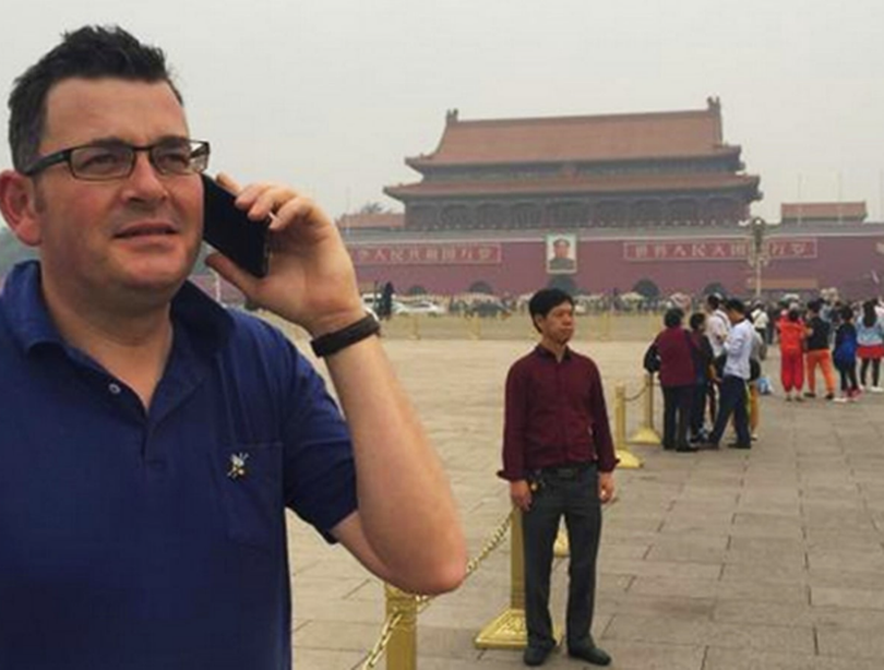 Thống đốc bang Victoria Daniel Andrews đã ký thỏa thuận "Vành đai, con đường" với Bắc Kinh trái với chính sách của chính phủ liên bang Australia (Ảnh: sydneytoday).