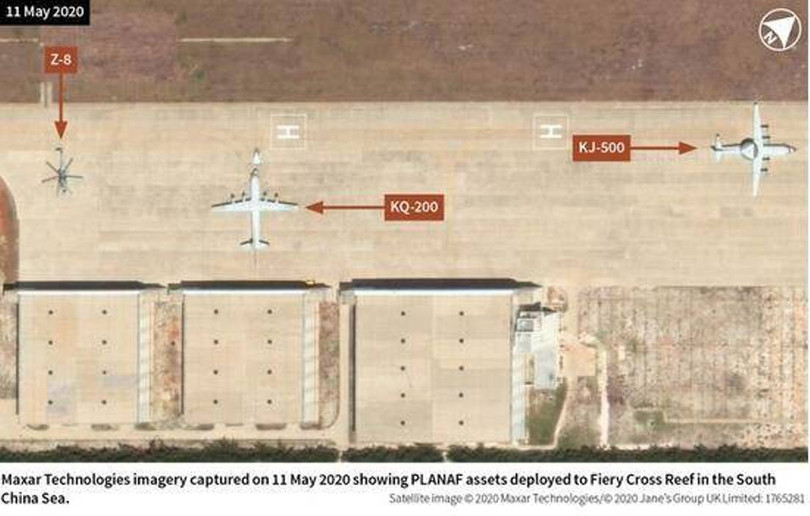 Việc Trung Quốc đưa máy bay quân sự tới đảo nhân tạo Chữ Thập là bước quan trọng trong quân sự hóa Biển Đông gây nên quan ngại của quốc tế (Ảnh: hotbak) Việc Trung Quốc đưa máy bay quân sự tới đảo nhân tạo Chữ Thập là bước quan trọng trong quân sự hóa Biển Đông gây nên quan ngại của quốc tế (Ảnh: hotbak)