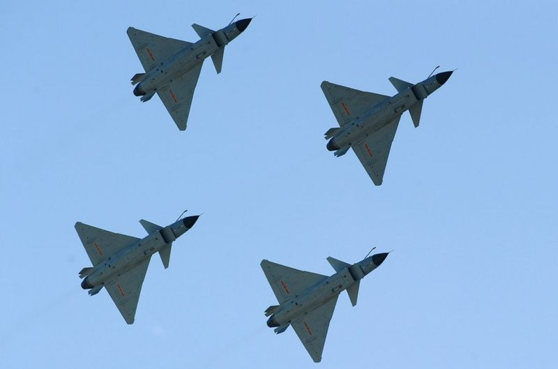 Máy bay chiến đấu J-10 của Trung Quốc (Ảnh: BBC). Máy bay chiến đấu J-10 của Trung Quốc (Ảnh: BBC).